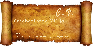 Czechmeister Vilja névjegykártya